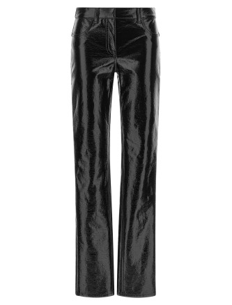 Брюки COURREGES Straight vinyl pants