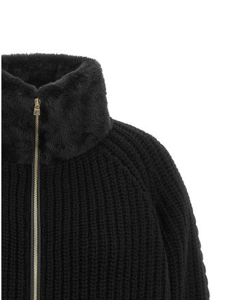 Кардиган HERNO Cardigan with fur insert (MC000203D700169300) #