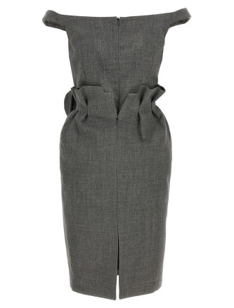 Платье миди MAGDA BUTRYM 3D flower dress (263926GREY) #