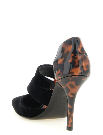 Высокие каблуки BALMAIN Pumps with tortoiseshell detail (HN0UA302TNVAEKS) #