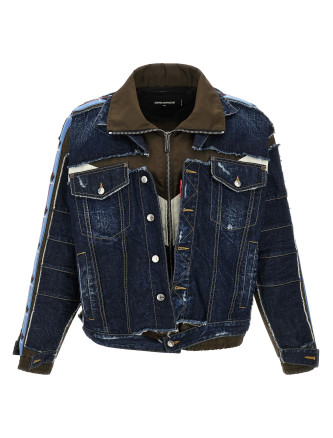 Куртка DSQUARED2 Multilayer denim jacket