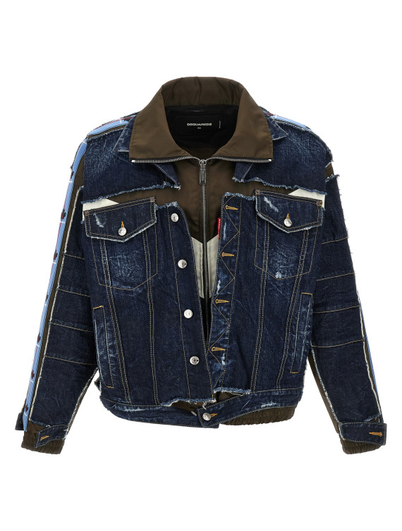 Куртка DSQUARED2 Multilayer denim jacket (S71AN0681D30011966) #1