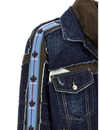 Куртка DSQUARED2 Multilayer denim jacket (S71AN0681D30011966) #