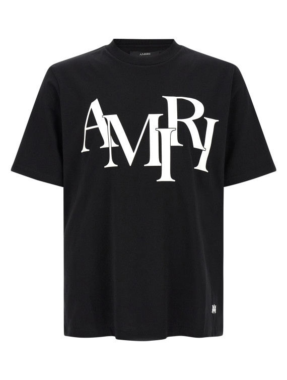 Футболка AMIRI 'Staggered Logo' (AMJYTE1149001) #1