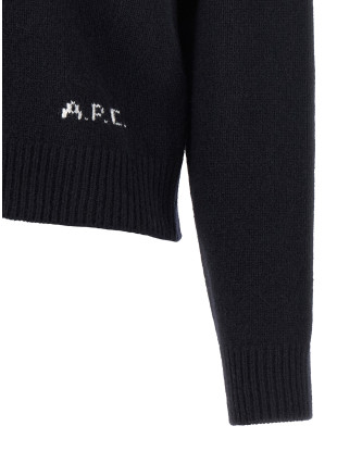 Кардиган A.P.C. Lila' wool cardigan with logo intarsia (WOASWF22352IAK) #