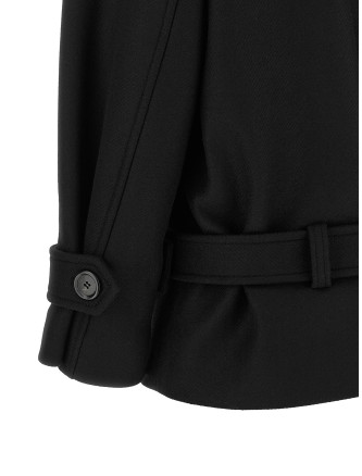 Пальто PINKO Double-breasted belted coat (107900A3PLZ99) #