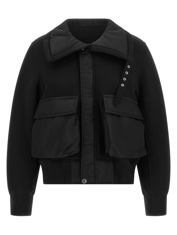 Куртка SACAI Terry cloth-effect fabric jacket (2608748001) #1