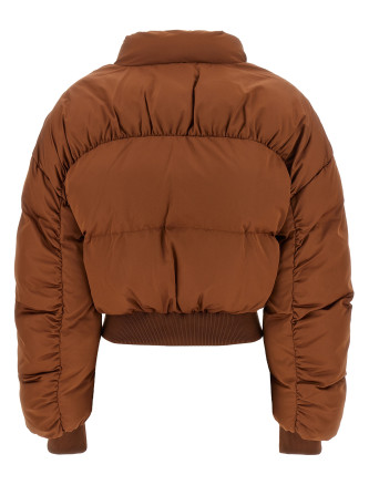 Пуховик ELISABETTA FRANCHI Down jacket with curled sleeves (PI96D66E2FK3) #