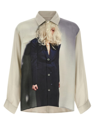 Рубашка UNDERCOVER Photo print shirt (UC2F44041LIGHTBEIGEGRAY) #
