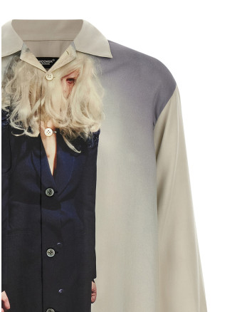 Рубашка UNDERCOVER Photo print shirt (UC2F44041LIGHTBEIGEGRAY) #