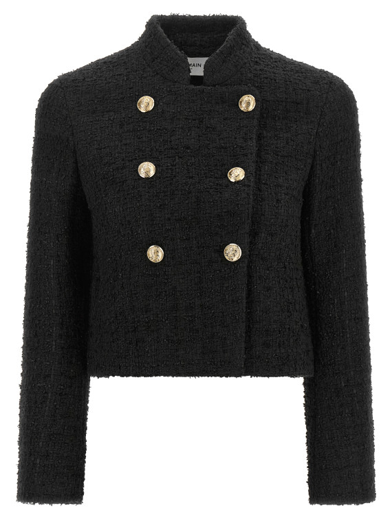 Жакет BALMAIN Double-breasted Tweed Short Jacket (JA00000000610PA) #1