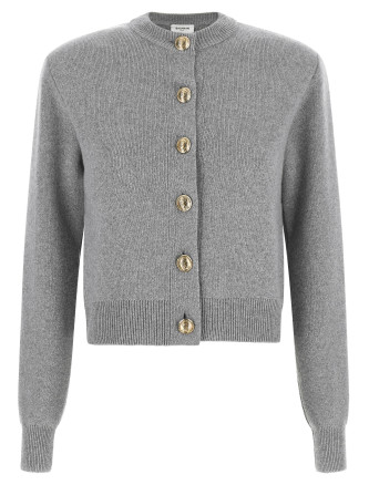 Кардиган BALMAIN Sculpture button crew neck cardigan