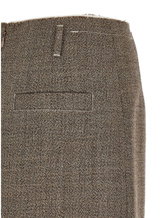Юбка миди TELA Multi-layer hem skirt (110159010590Y001) #