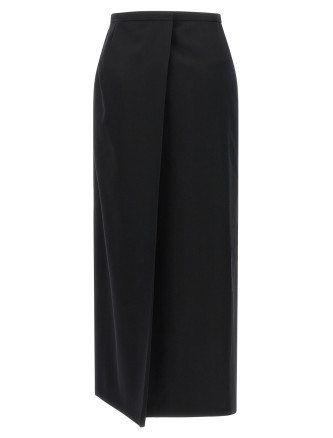 Юбка макси MAGDA BUTRYM Skirt with closure and back panel (147926BLACK) #
