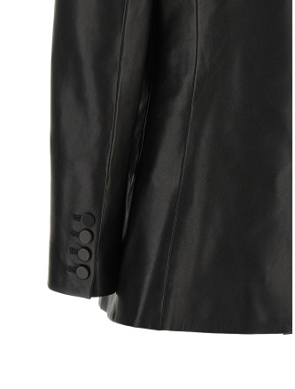 Куртка BALMAIN Leather blazer (JA00000000570PA) #