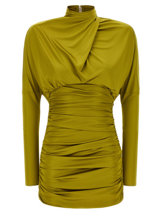 Мини-платье BALMAIN Draped mini dress