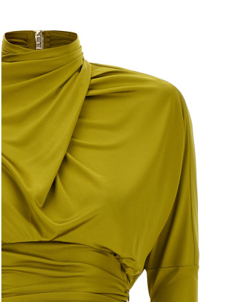 Мини-платье BALMAIN Draped mini dress (DR0000000081A50) #