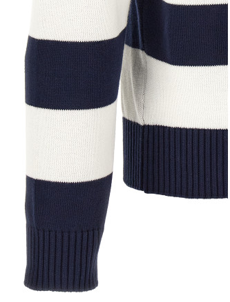 Свитер LACOSTE Striped pulover with polo collar (AH0488HHW) #