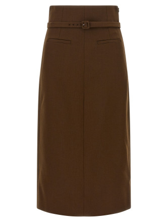 Юбка миди AMI PARIS Sheath skirt