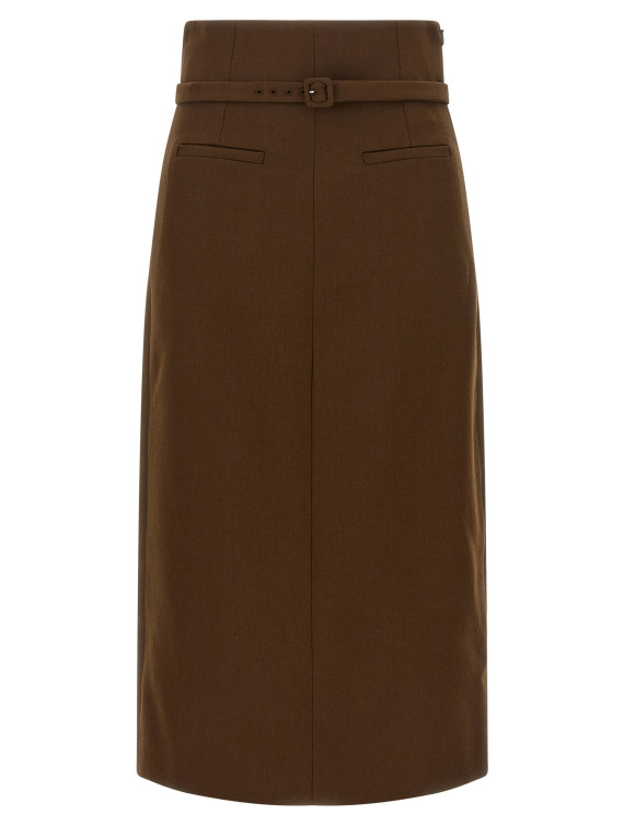 Юбка миди AMI PARIS Sheath skirt (FSK477WV02162221) #1