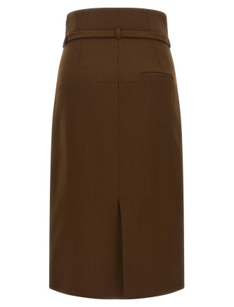 Юбка миди AMI PARIS Sheath skirt (FSK477WV02162221) #