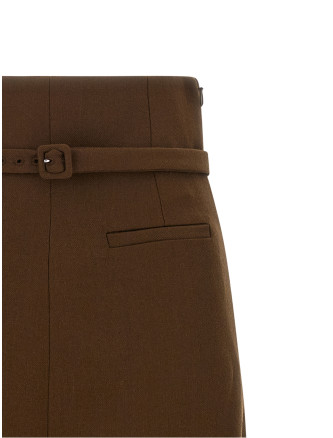 Юбка миди AMI PARIS Sheath skirt (FSK477WV02162221) #