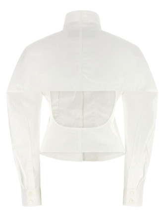 Рубашка JACQUEMUS 'La Chemise Tulipe' (26HSHW00575AW00780100) #