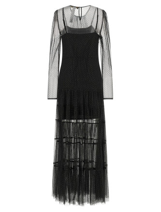 Платье макси TWIN SET Lamé thread dress (262TT215000006) #