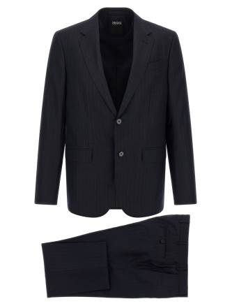 Костюм ZEGNA Pinstriped flannel dress