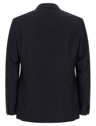 Pinstriped flannel dress (422070A422FT2Y7) #