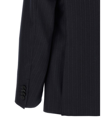 Pinstriped flannel dress (422070A422FT2Y7) #