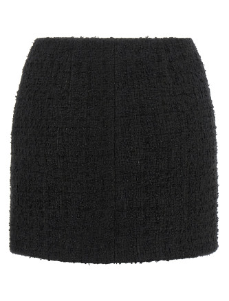 Embossed button detail miniskirt (SK00000000850PA) #