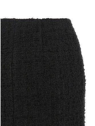 Embossed button detail miniskirt (SK00000000850PA) #