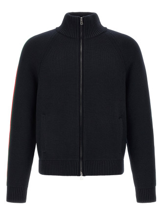 Верхняя одежда GUCCI Web Ribbon Knitted Jacket