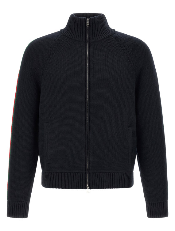 Верхняя одежда GUCCI Web Ribbon Knitted Jacket (851725XKFBD4795) #1