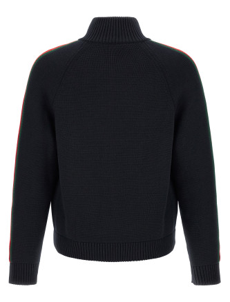 Верхняя одежда GUCCI Web Ribbon Knitted Jacket (851725XKFBD4795) #