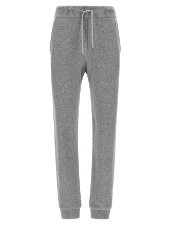 Брюки BALMAIN Cashmere joggers