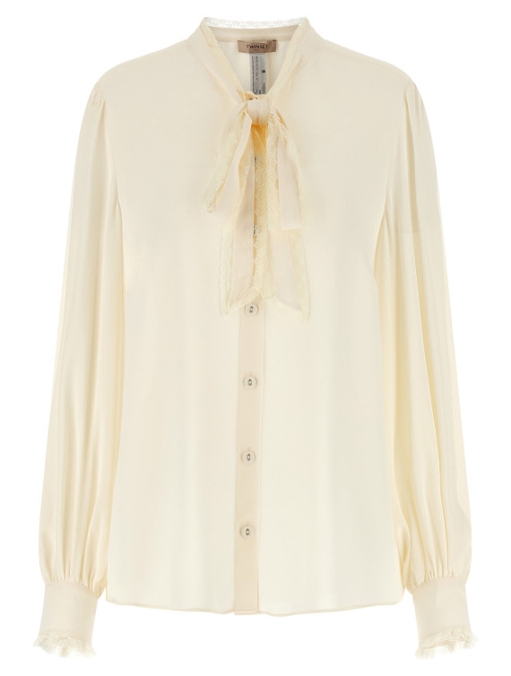 Рубашка TWIN SET Lace insert shirt (262TT232400059) #1