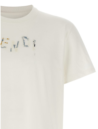 Футболка FENDI Logo embroidery t-shirt (FY1319AUOBF0H0G) #