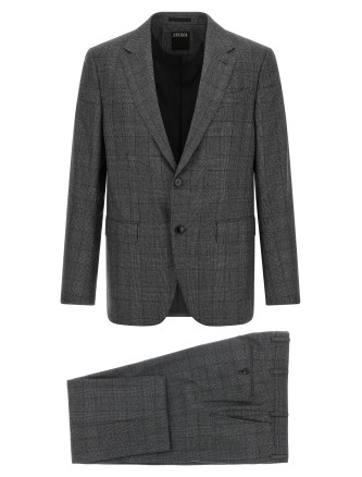 Костюм ZEGNA Square flannel dress