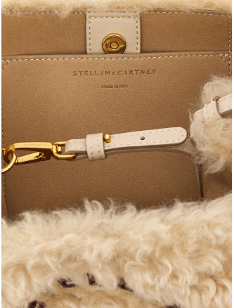 Сумка STELLA MCCARTNEY Shearling logo shoulder bag (7B0081WP07479561) #