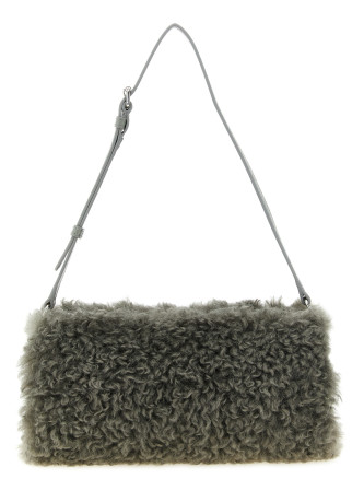Клатч STELLA MCCARTNEY Shearling clutch