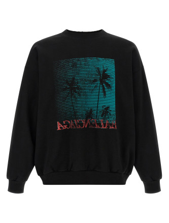Свитшот BALENCIAGA Distressed detail sweatshirt