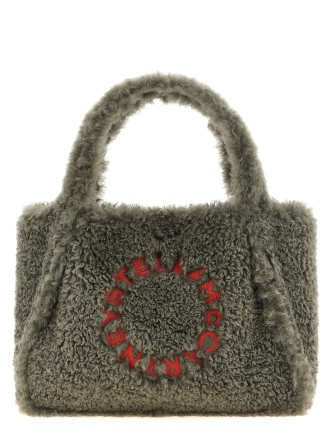 Шоппер STELLA MCCARTNEY Shearling logo shopping bag