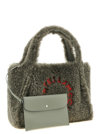 Шоппер STELLA MCCARTNEY Shearling logo shopping bag (502793WP07471464) #
