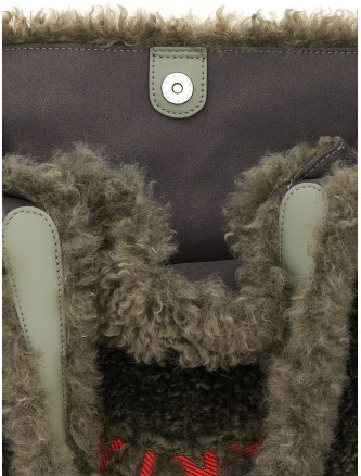 Шоппер STELLA MCCARTNEY Shearling logo shopping bag (502793WP07471464) #