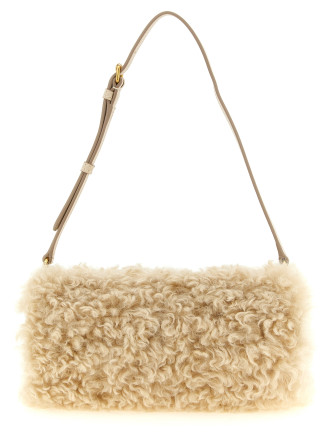 Клатч STELLA MCCARTNEY Shearling clutch