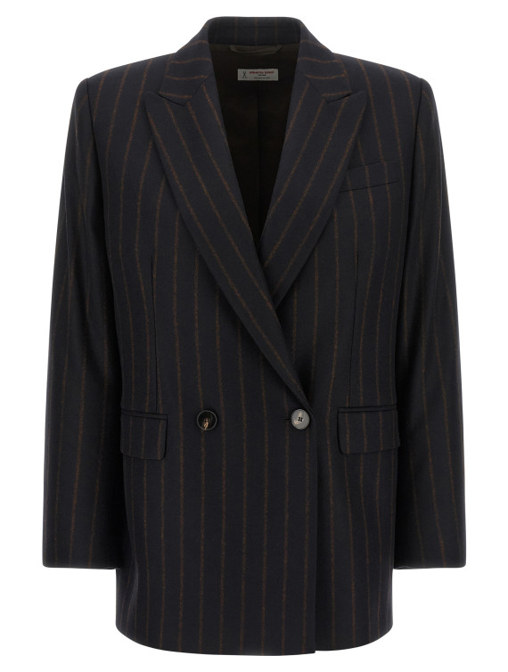 Жакет ALBERTO BIANI Pinstripe flannel blazer (II888W0114660) #1