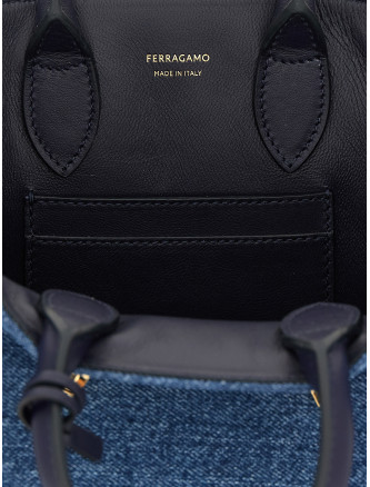 Сумка FERRAGAMO 'Hug (XS)' (783820DENIMPROVA2) #