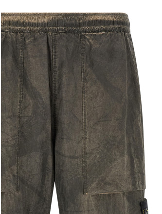 Брюки STONE ISLAND Printed pants with logo badge (L2S153100057S0E16V0094) #
